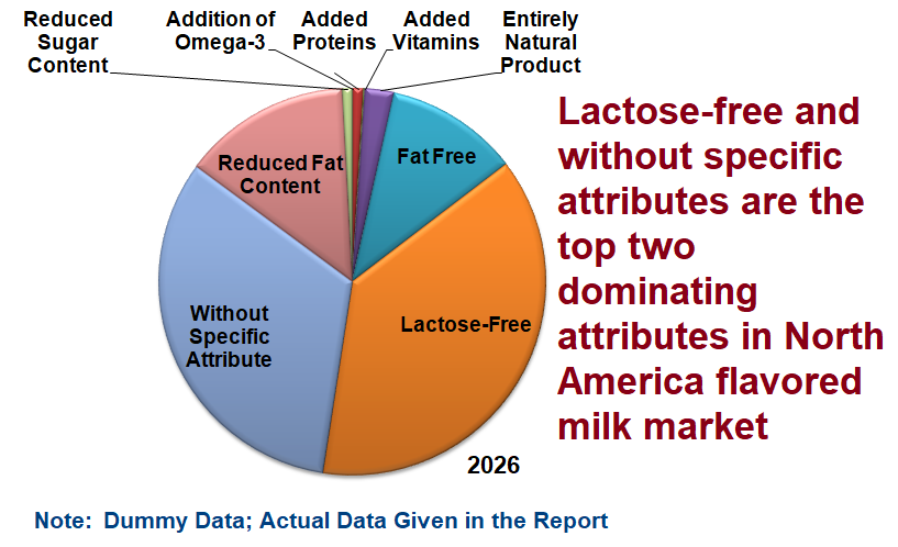 North America Flavored Milk Market Share by Product Attributes